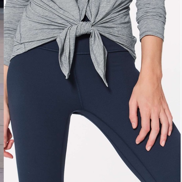 Lululemon Knot A Problem Long Sleeve Heather Grey